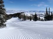 Very good slope grooming in Park City