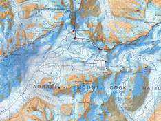 Trail map Ben Ohau Heli Skiing