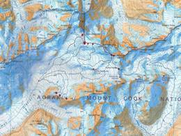 Trail map Ben Ohau Heli Skiing