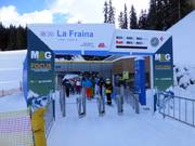 Information at the lift entrances