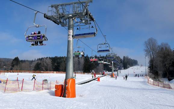 Biggest ski resort in the South Bohemian Region (Jihočeský kraj) – ski resort Lipno