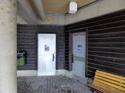 Well-maintained sanitary facilities at the valley station of the Kabinbanan