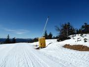 Snow lance in the Norefjell ski resort