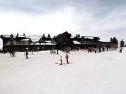 Sundeck at the summit at 3,418 m
