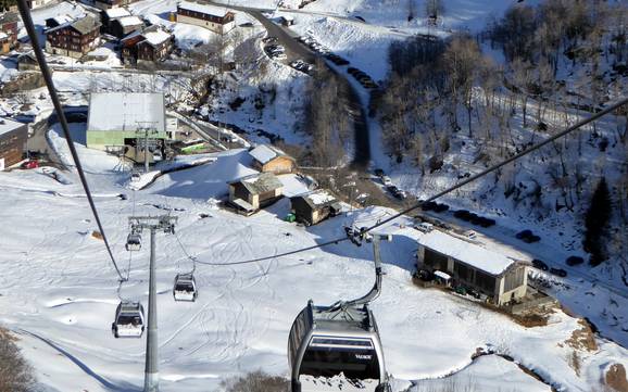 Vals (Valsertal): access to ski resorts and parking at ski resorts – Access, Parking Vals – Dachberg
