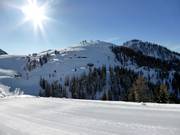 View over the ski area at Ladenberg