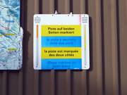 The slopes are marked on both sides.