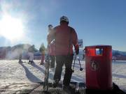 Waste bin mountain station Roßkopfbahn
