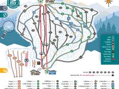 Trail map Mont Lac-Vert – Hébertville