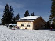 Red Fox Après-Ski Bar at the mountain station