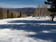 Perfectly groomed slope at Buttermilk Mountain