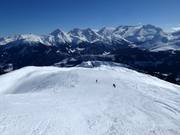 Slope at the Parlets chairlift