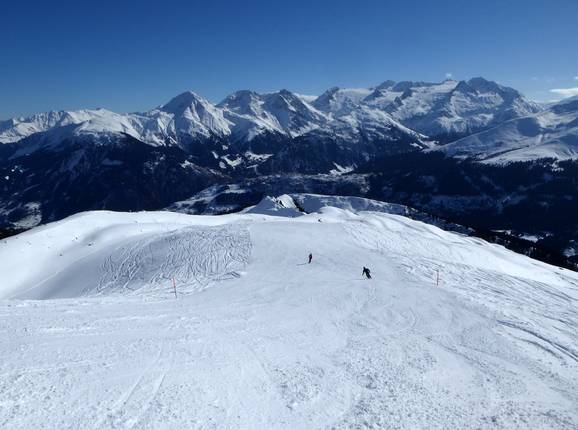 Slope at the Parlets chairlift