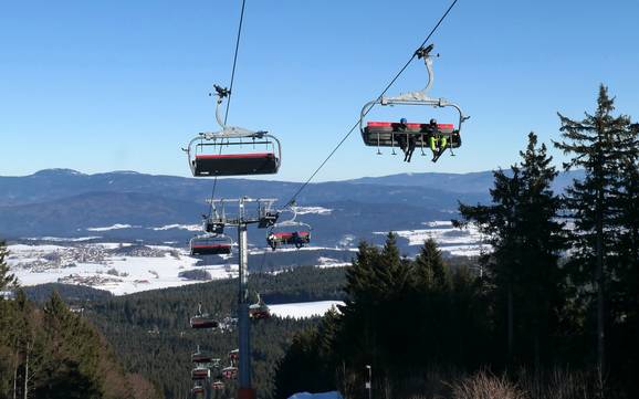 Skiing near Bischofsmais