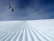 Very good slope grooming in the Sierra Nevada ski resort