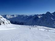 Descent from Corvatsch