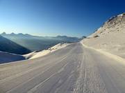 Perfectly groomed slopes