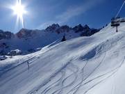 Difficult slope Ladurns IV