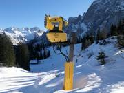 Snowmaking in the Dachstein West ski area