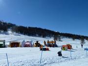 Bouncy castle in Sestrière
