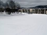 Practice slope at the Base Lodge