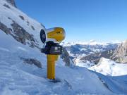 High-performance snow cannon in Cortina d'Ampezzo