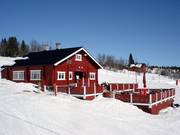 Ski hut near the base station