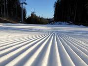 First-class slope preparation in the ski resort of Lavarone
