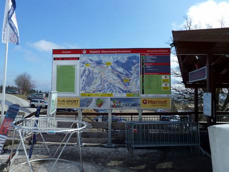 Oberallgäu: orientation within ski resorts – Orientation Ofterschwang/Gunzesried – Ofterschwanger Horn