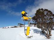 High-performance snow cannon at Mt. Hotham