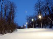 Night skiing