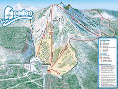 Trail map Hoodoo Ski Area