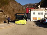 Scheduled bus at the Meran base station