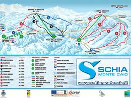 Trail map Schia – Monte Caio