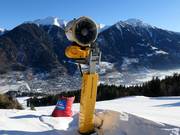 Snowmaking on the valley run to Bad Hofgastein