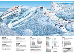 Trail map Orsa Grönklitt