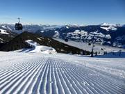 Perfectly groomed slopes