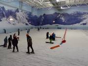 Beginner area in the Chill Factore ski hall