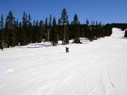 Practice area directly by the parking lots