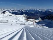 Perfect slope grooming at the Schmiedingerbahn