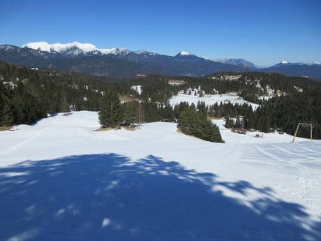 Alpenwelt Karwendel: size of the ski resorts – Size Kranzberg – Mittenwald