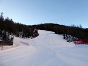 Valley run to the Grünbodenexpress in the morning