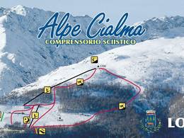 Trail map Alpe Cialma – Locana