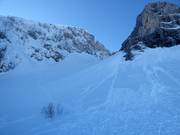 Difficult slope Vukova Staza