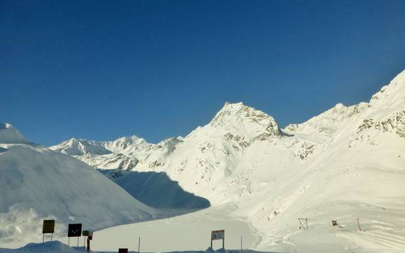 Biggest height difference in the Pitztal – ski resort Rifflsee