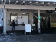 Well-maintained ticket area