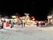 Lively Borovets in the evening