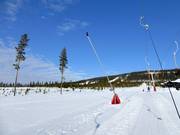 Snow lance in the Idre Himmelfjäll ski area