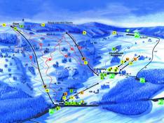Trail map Paseky nad Jizerou