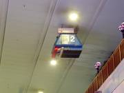 Snow production on the hall ceiling